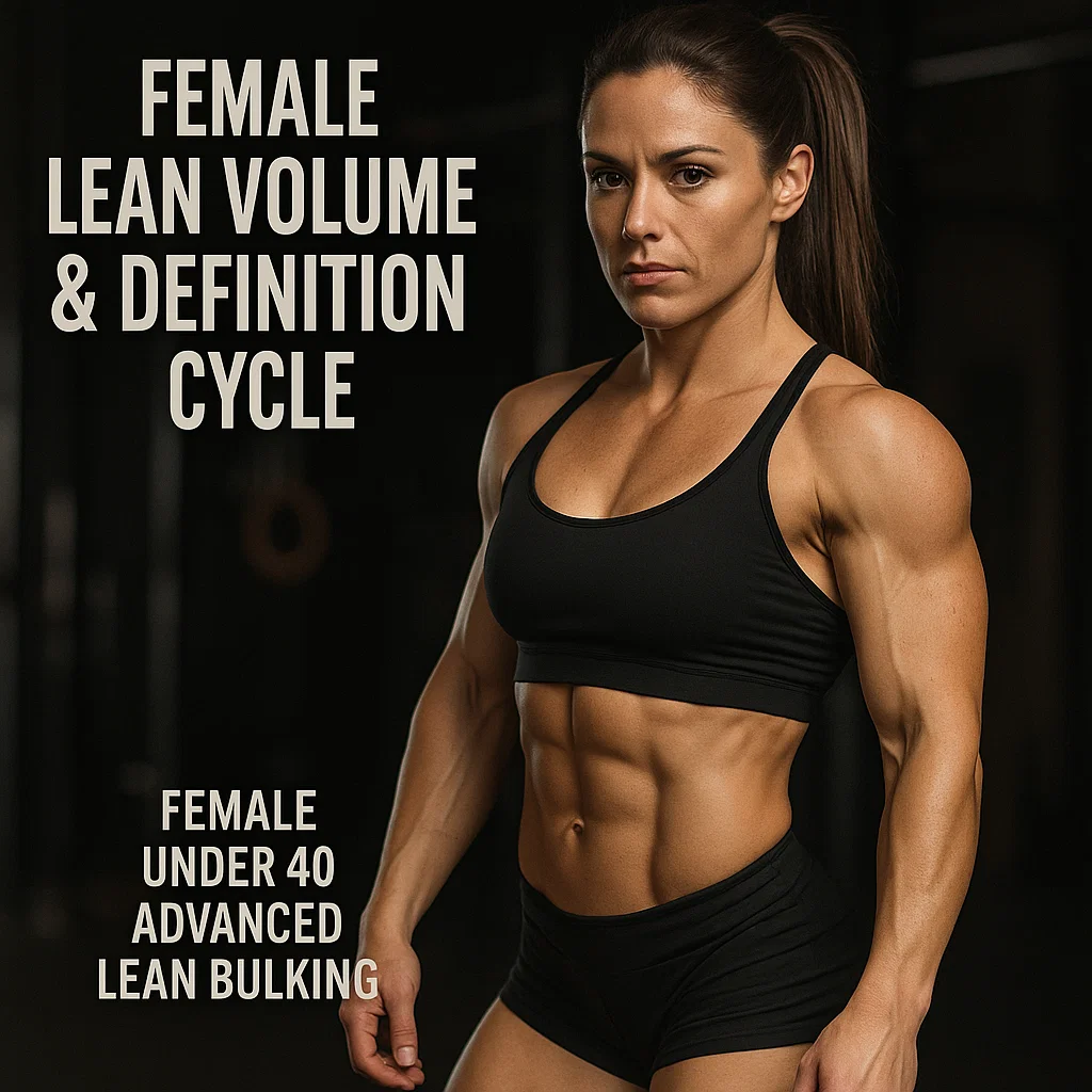 Volume Magro Feminino e Ciclo de Definição
